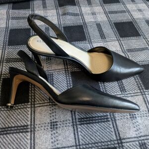 Kenneth Cole Women's Black Slingback Heels